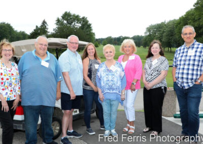 The 2021 Chamber Volunteers. Pictured from the Left: Phyllis Sherwin, Mike Van Buren, Rickey Busler, Jennifer Hammel, MHHP Executive Director Nancy Smith, ?, Kristen Dunn, Peter Shillingford (Chamber President)